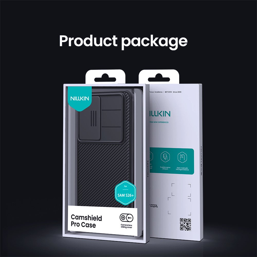 Nillkin CamShield Pro PC + TPU Black Phone Case - For Samsung Galaxy S26+