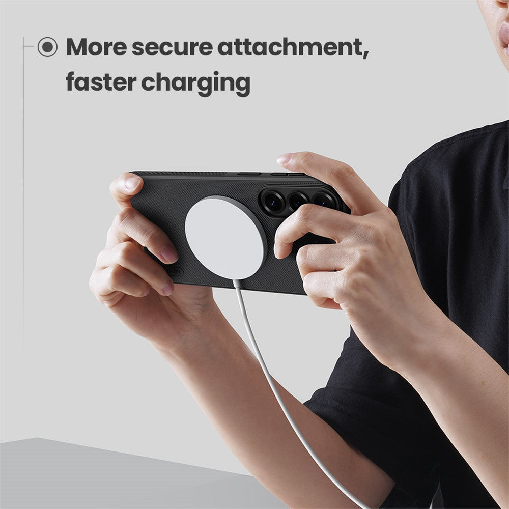 Nillkin Super Frosted Shield Pro MagSafe Black PC + TPU Case - For Samsung Galaxy S26+