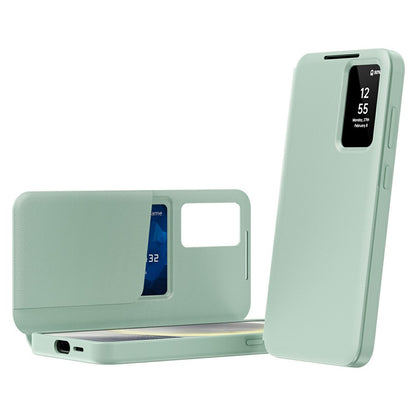 View Window PU Leather Wallet Case - For Samsung Galaxy S26 Ultra