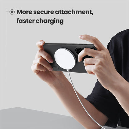 Nillkin Super Frosted Shield Pro MagSafe Black PC + TPU Case - For Samsung Galaxy S26