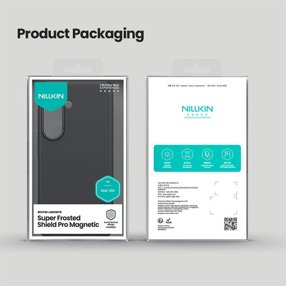 Nillkin Super Frosted Shield Pro MagSafe Black PC + TPU Case - For Samsung Galaxy S26