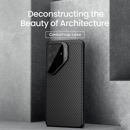 Nillkin MagSafe Case TPU + Aramid Fiber Lens Cover Kickstand Phone Cover - For Samsung Galaxy S26 Ultra