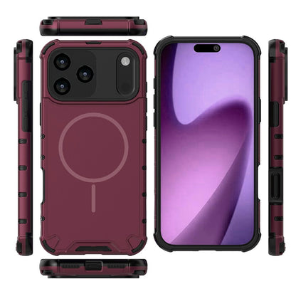 Corrugated Texture Heat Dissipation TPU + PC Phone Case - For iPhone 17 Pro Max