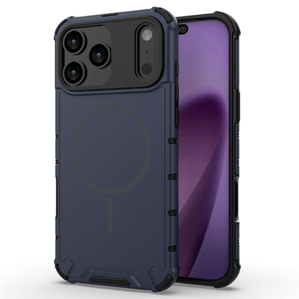 Corrugated Texture Heat Dissipation TPU + PC Phone Case - For iPhone 17 Pro Max