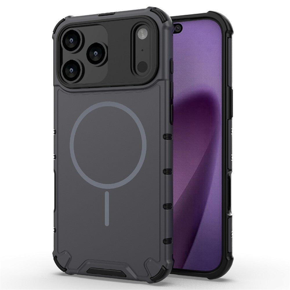 Corrugated Texture Heat Dissipation TPU + PC Phone Case - For iPhone 17 Pro Max