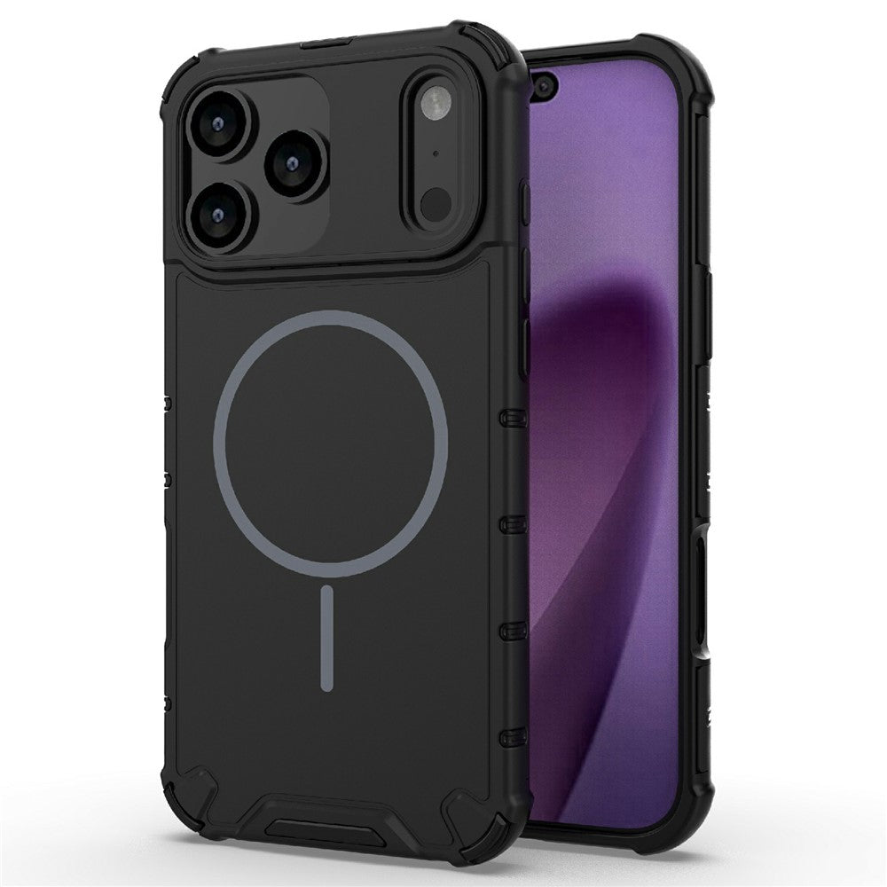 Corrugated Texture Heat Dissipation TPU + PC Phone Case - For iPhone 17 Pro Max