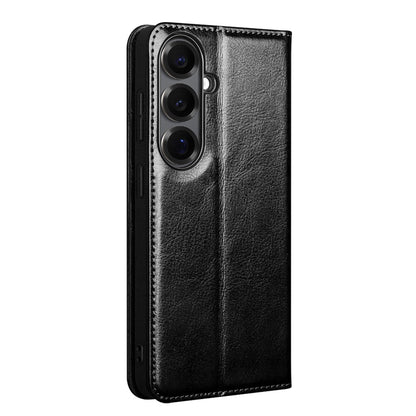 Qialino Genuine Cow Leather Wallet Case - For Samsung Galaxy S26