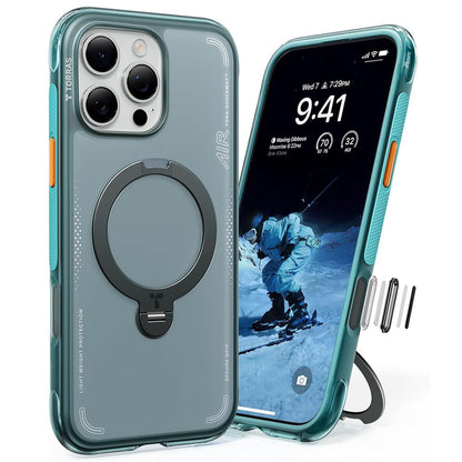 TORRAS Ostand Q3 Air Series Case with MagSafe PC + TPU Phone Cover - For iPhone 15 Pro Max
