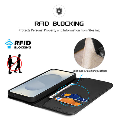 Dux Ducis Hivo Series PU Leather RFID Blocking Wallet Case - For Samsung Galaxy S26