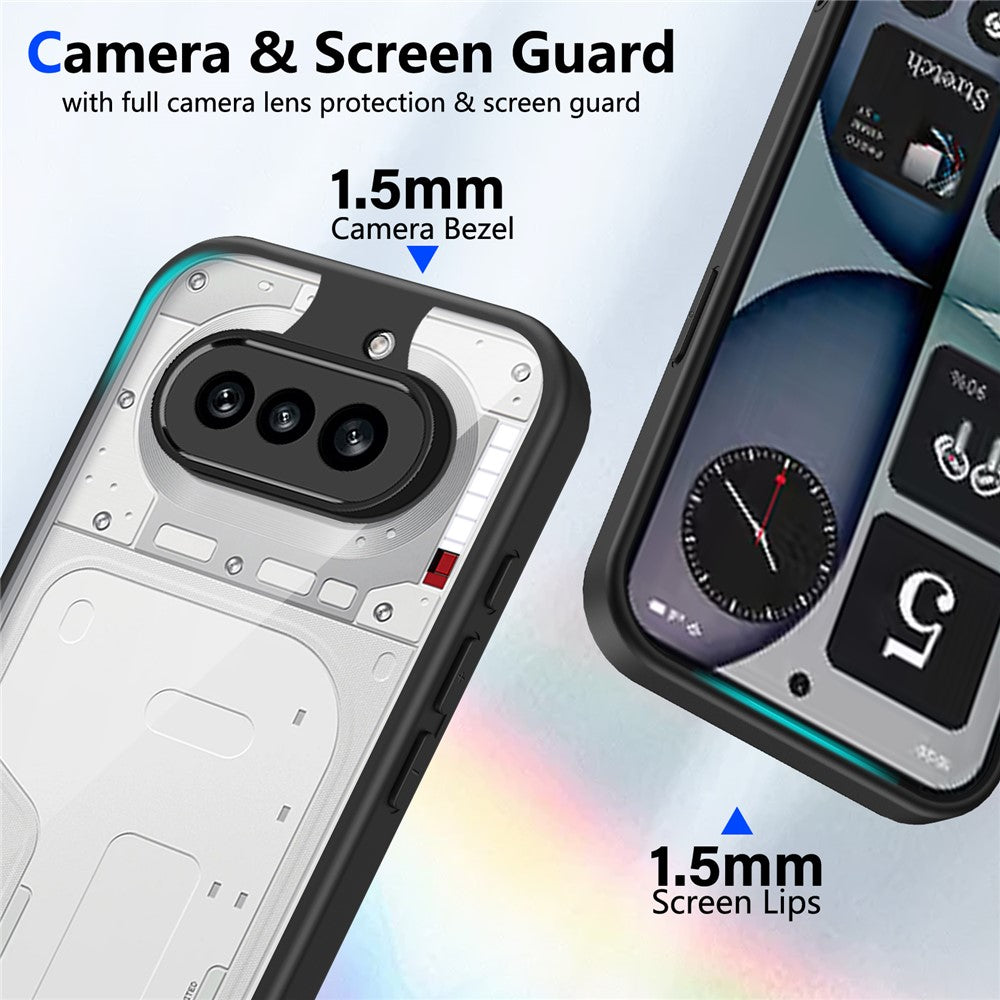 Matte Clear PC + TPU Shockproof Phone Case - For Nothing Phone (4a)