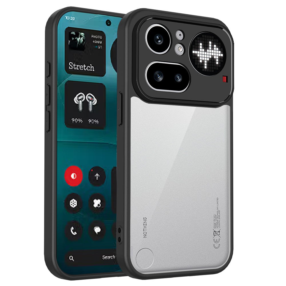 Matte Clear PC + TPU Shockproof Phone Case - For Nothing Phone (4a) Pro