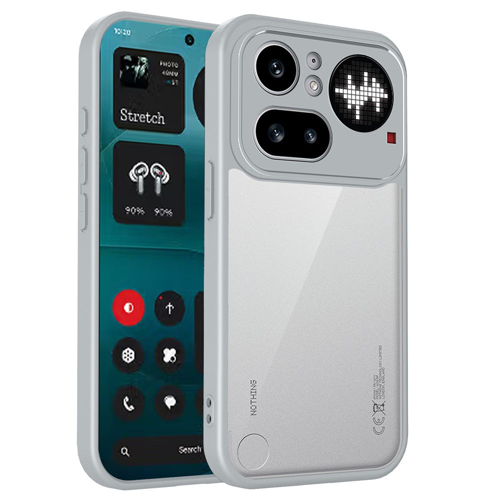 Matte Clear PC + TPU Shockproof Phone Case - For Nothing Phone (4a) Pro