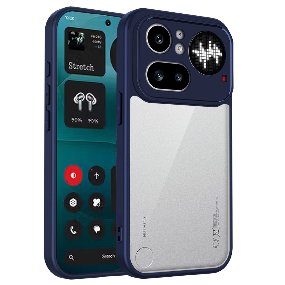 Matte Clear PC + TPU Shockproof Phone Case - For Nothing Phone (4a) Pro