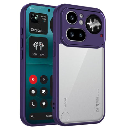 Matte Clear PC + TPU Shockproof Phone Case - For Nothing Phone (4a) Pro