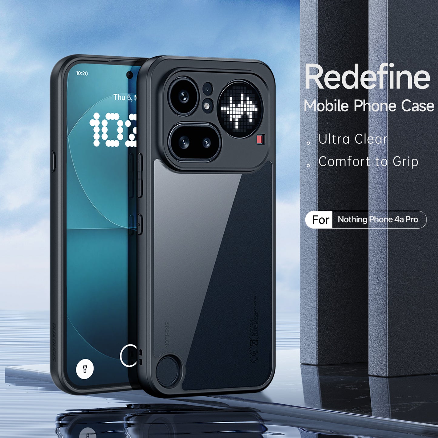 Dux Ducis Aimo Series PC + TPU Clear Back Phone Cover (REACH Certification) - For Nothing Phone (4a) Pro