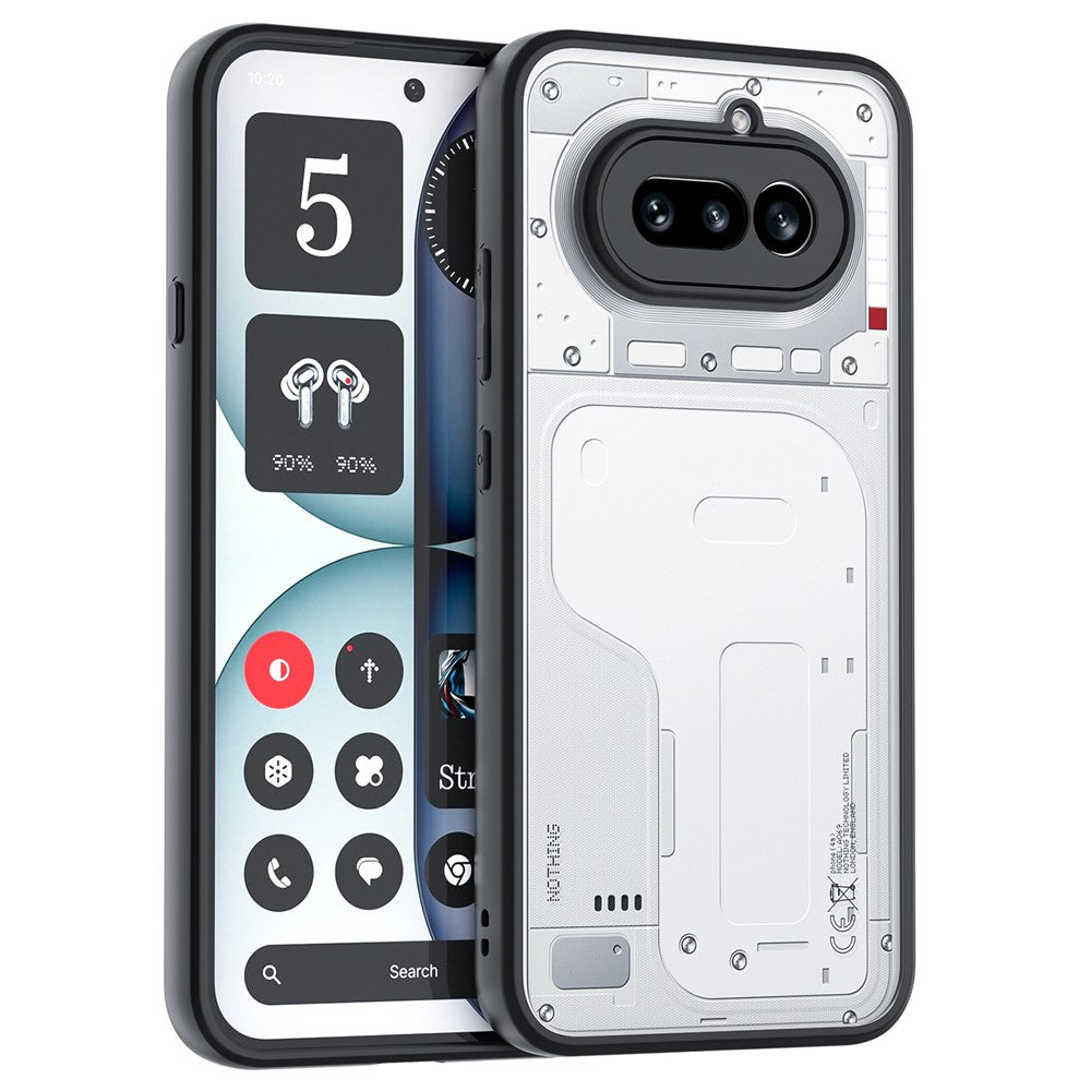 Shockproof PC + TPU Clear Phone Case Back Cover - For Nothing Phone (4a)