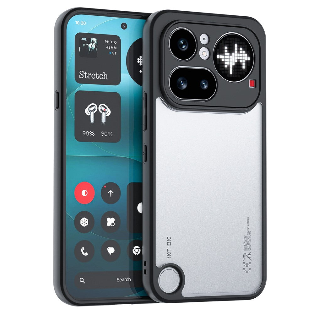 Shockproof PC + TPU Clear Phone Case Back Cover - For Nothing Phone (4a) Pro