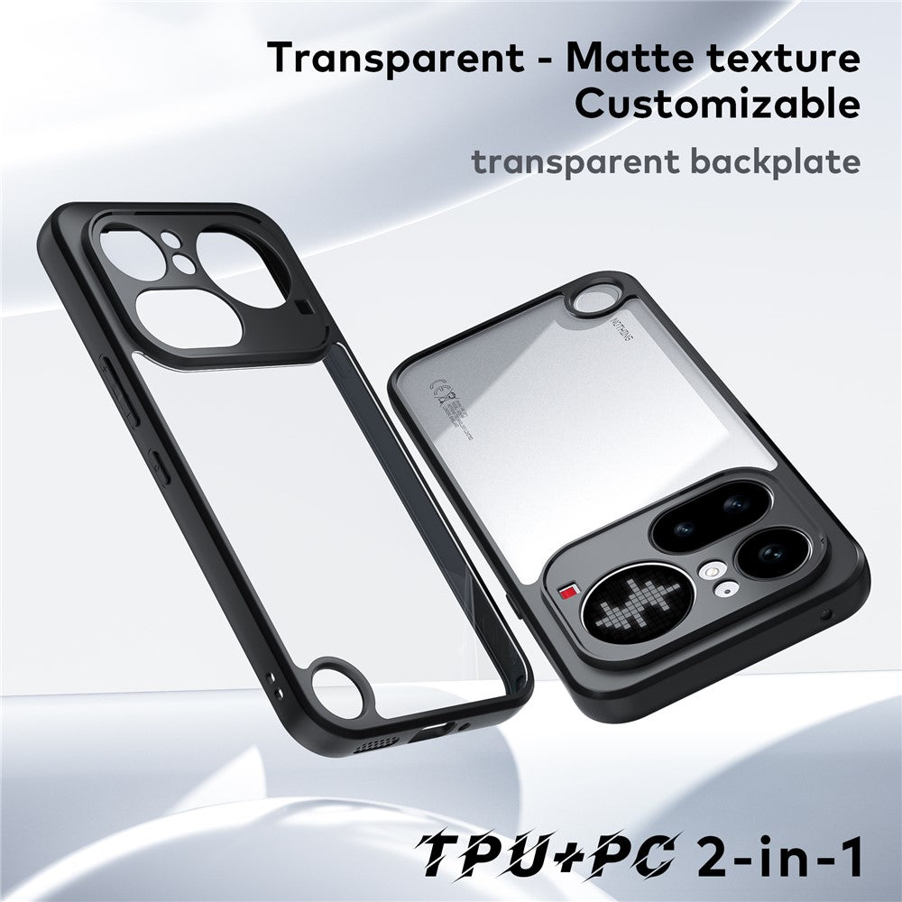 Shockproof PC + TPU Clear Phone Case Back Cover - For Nothing Phone (4a) Pro
