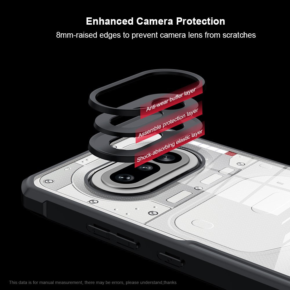 XUNDD TPU + Acrylic Clear Back Phone Case Cover - For Nothing Phone (4a)