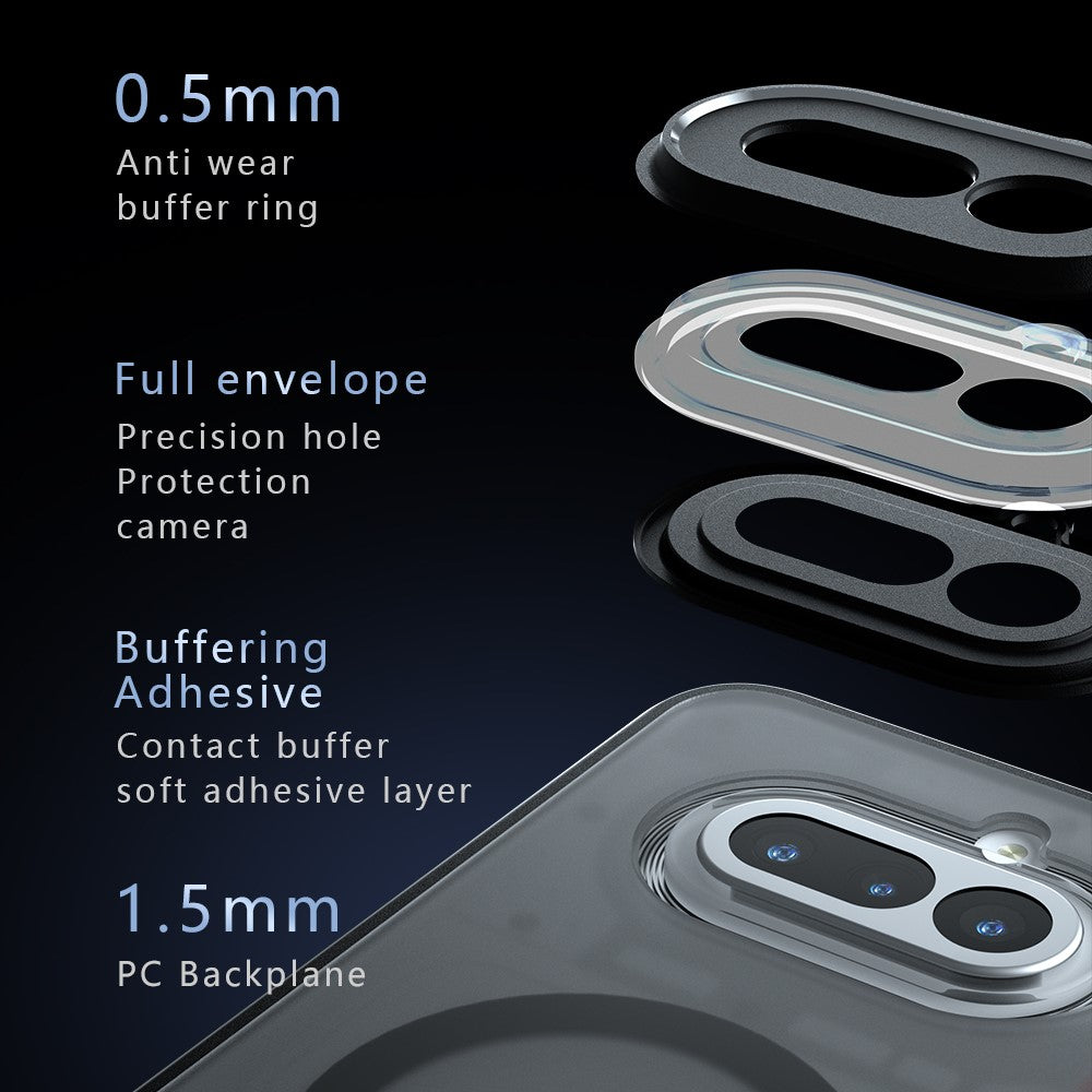 TPU + PC Matte Skin Touch MagSafe Phone Case Cover - For Nothing Phone (4a)