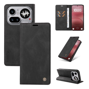 YIKATU YK-004 Skin-Touch PU Leather Wallet Phone Case - For Nothing Phone (4a) Pro