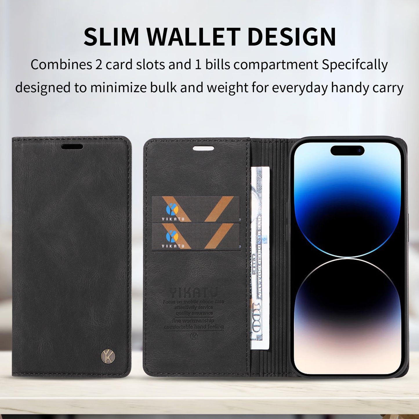 YIKATU YK-004 Skin-Touch PU Leather Wallet Phone Case - For Nothing Phone (4a) Pro