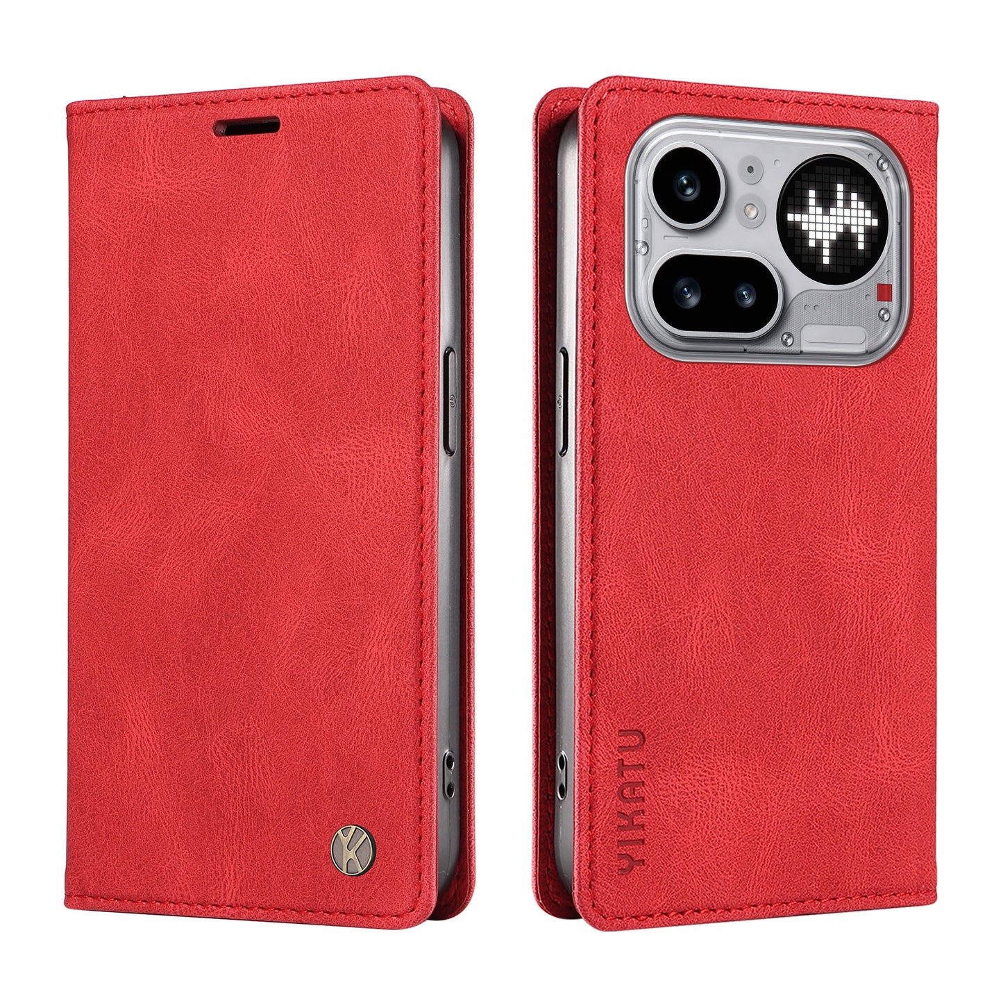 YIKATU YK-004 Skin-Touch PU Leather Wallet Phone Case - For Nothing Phone (4a) Pro