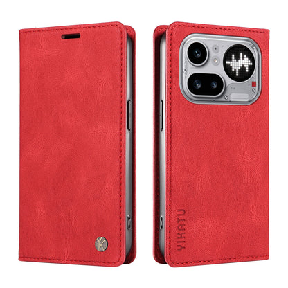 YIKATU YK-004 Skin-Touch PU Leather Wallet Phone Case - For Nothing Phone (4a) Pro