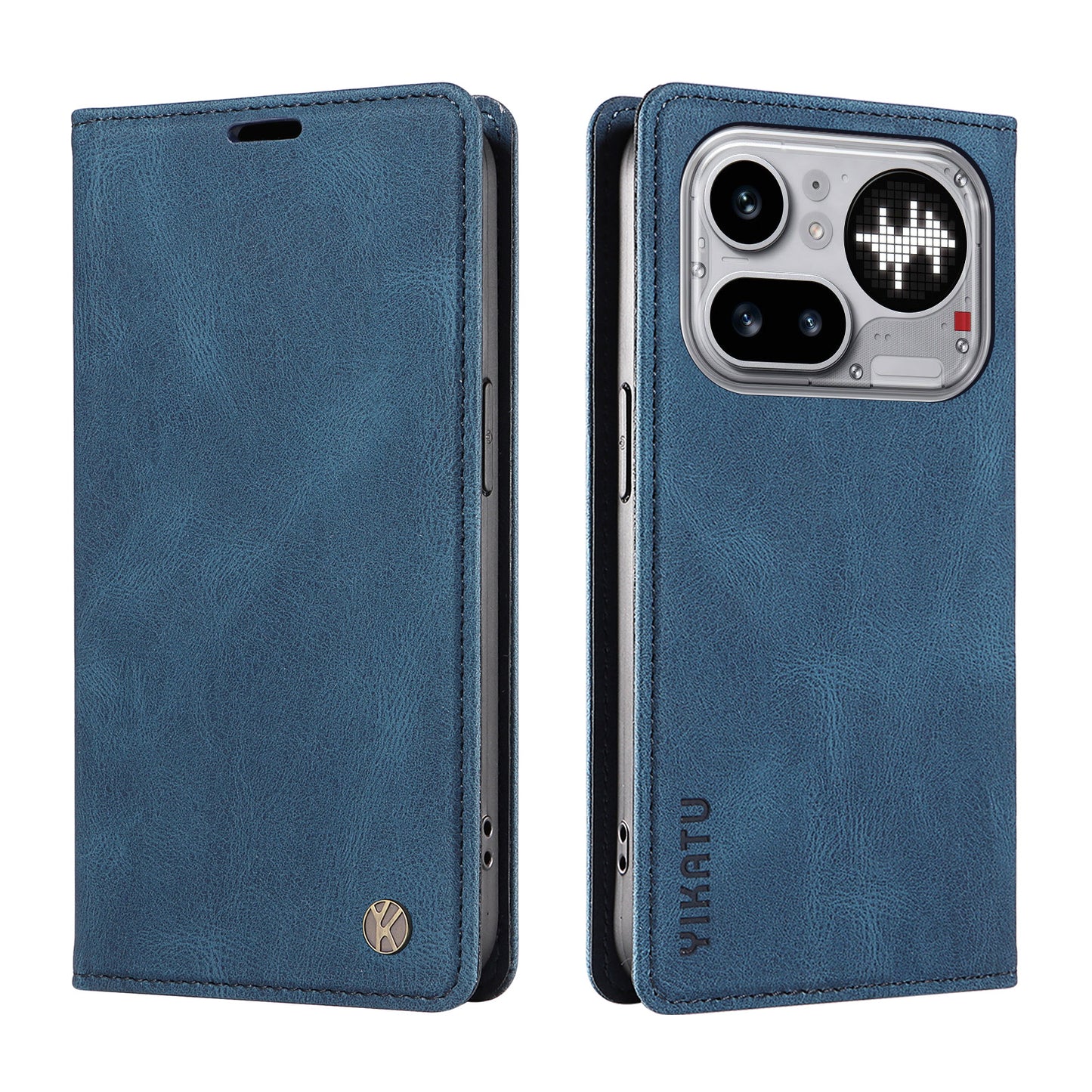YIKATU YK-004 Skin-Touch PU Leather Wallet Phone Case - For Nothing Phone (4a) Pro