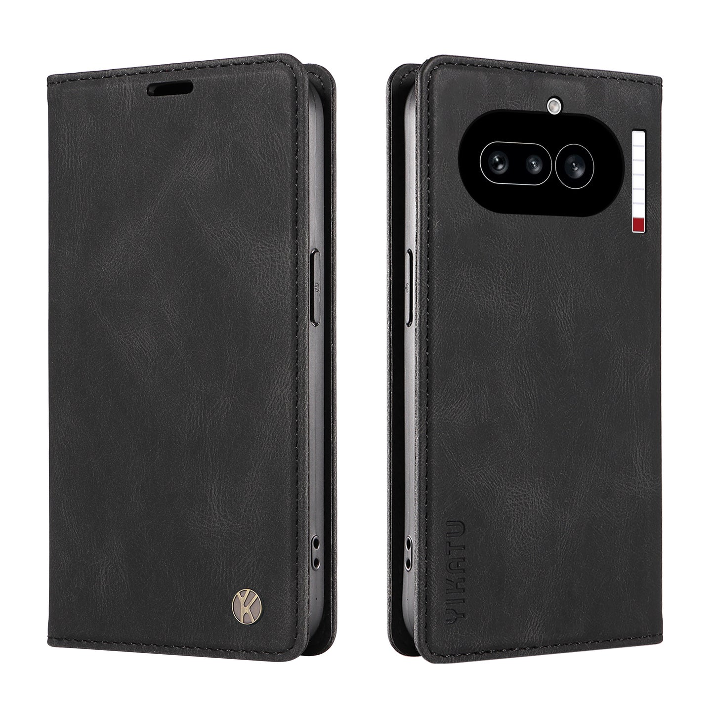 YIKATU YK-004 Skin-Touch PU Leather Wallet Phone Case - For Nothing Phone (4a)
