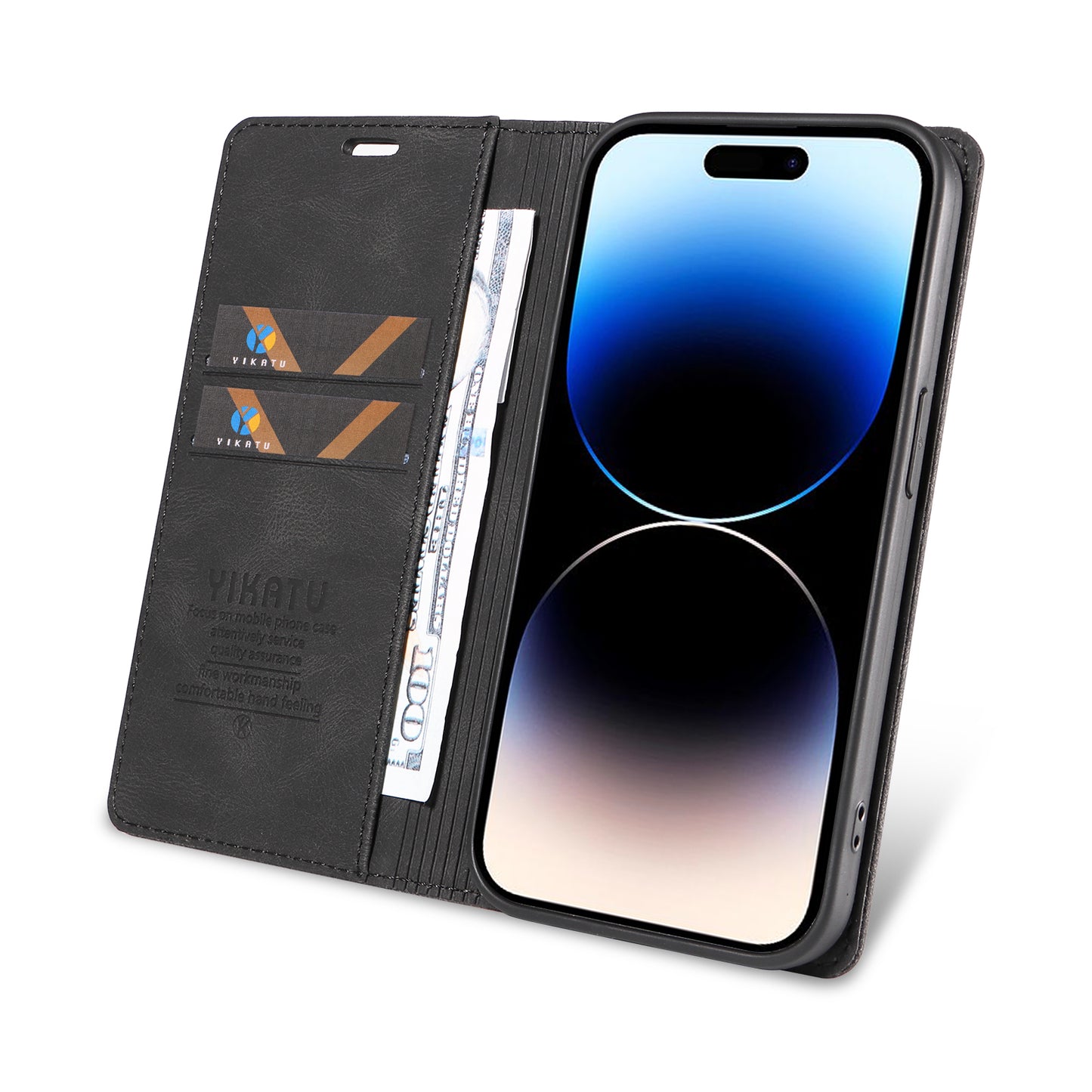 YIKATU YK-004 Skin-Touch PU Leather Wallet Phone Case - For Nothing Phone (4a)