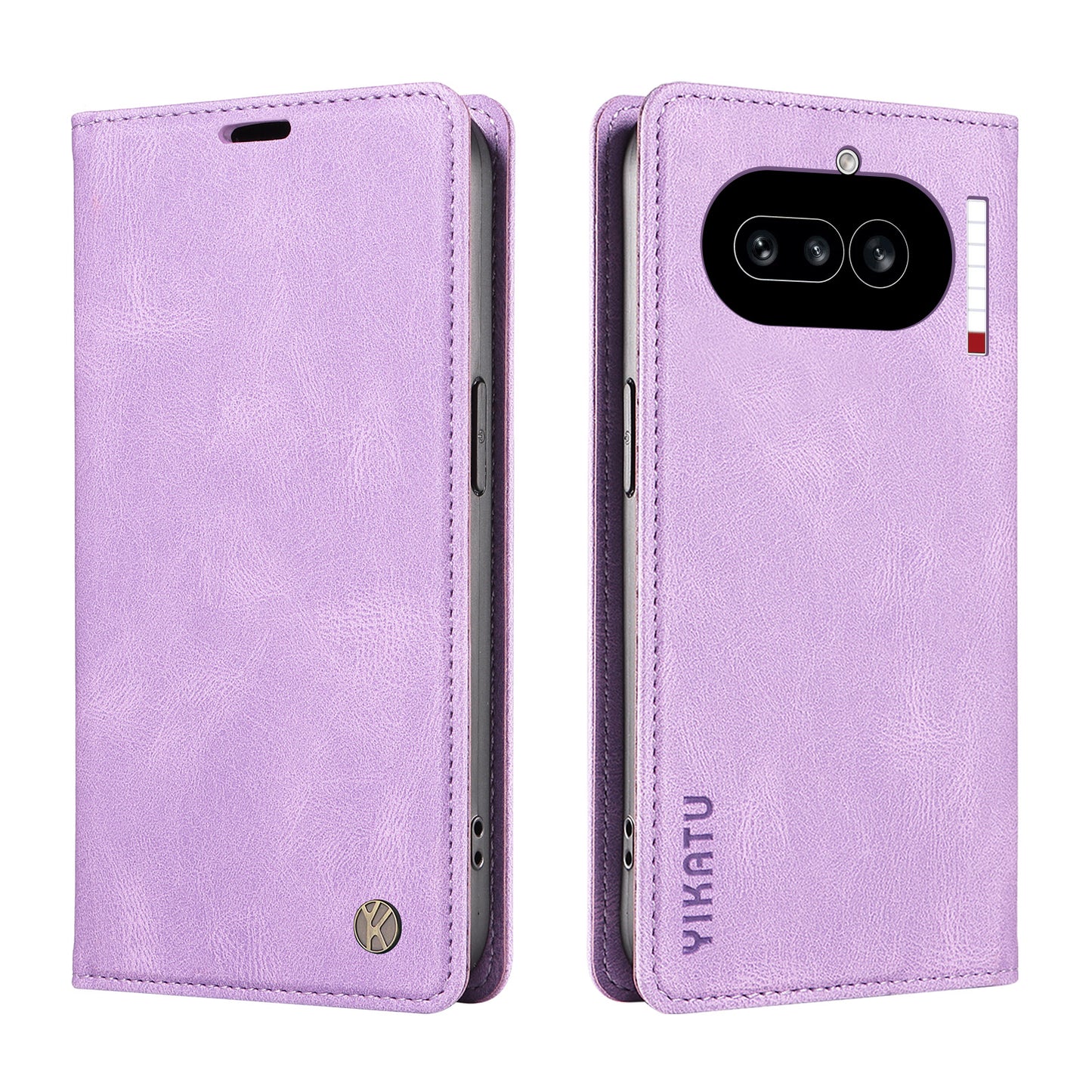 YIKATU YK-004 Skin-Touch PU Leather Wallet Phone Case - For Nothing Phone (4a)