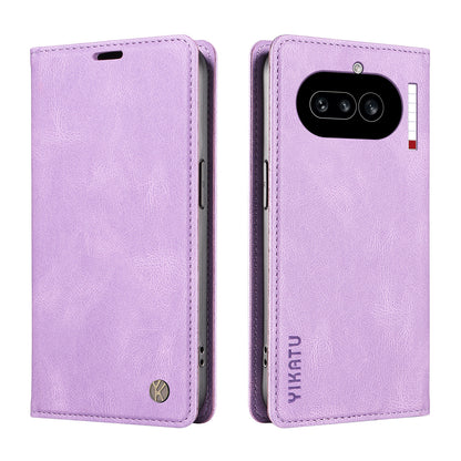 YIKATU YK-004 Skin-Touch PU Leather Wallet Phone Case - For Nothing Phone (4a)