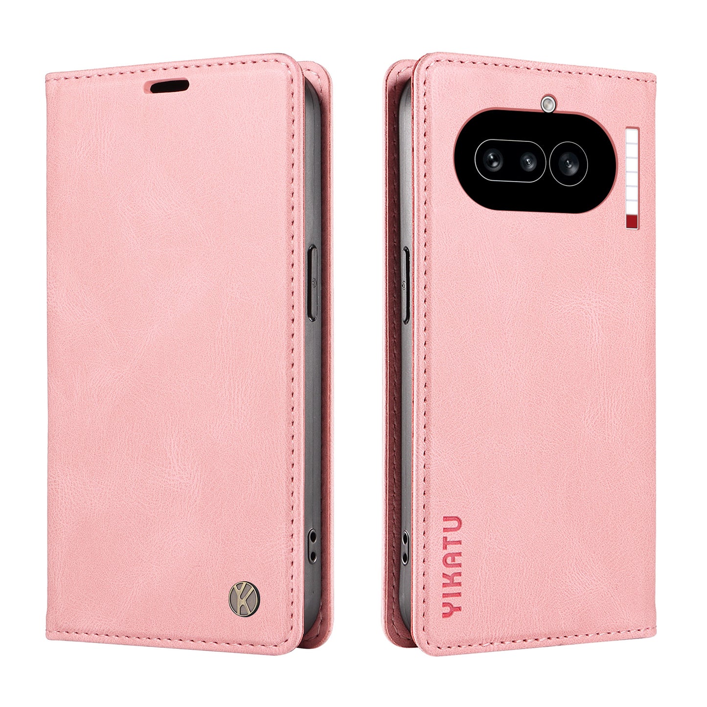 YIKATU YK-004 Skin-Touch PU Leather Wallet Phone Case - For Nothing Phone (4a)