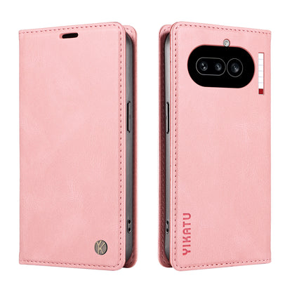 YIKATU YK-004 Skin-Touch PU Leather Wallet Phone Case - For Nothing Phone (4a)