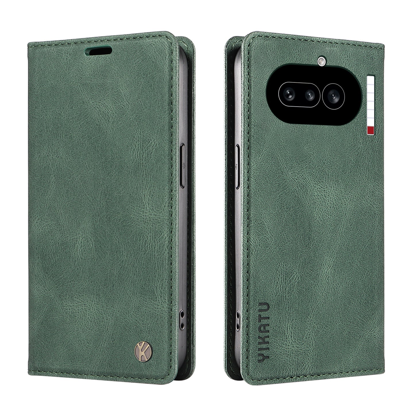 YIKATU YK-004 Skin-Touch PU Leather Wallet Phone Case - For Nothing Phone (4a)