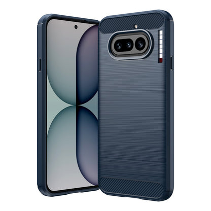 Carbon Fiber Texture Brushed TPU Case - For Nothing Phone (4a)