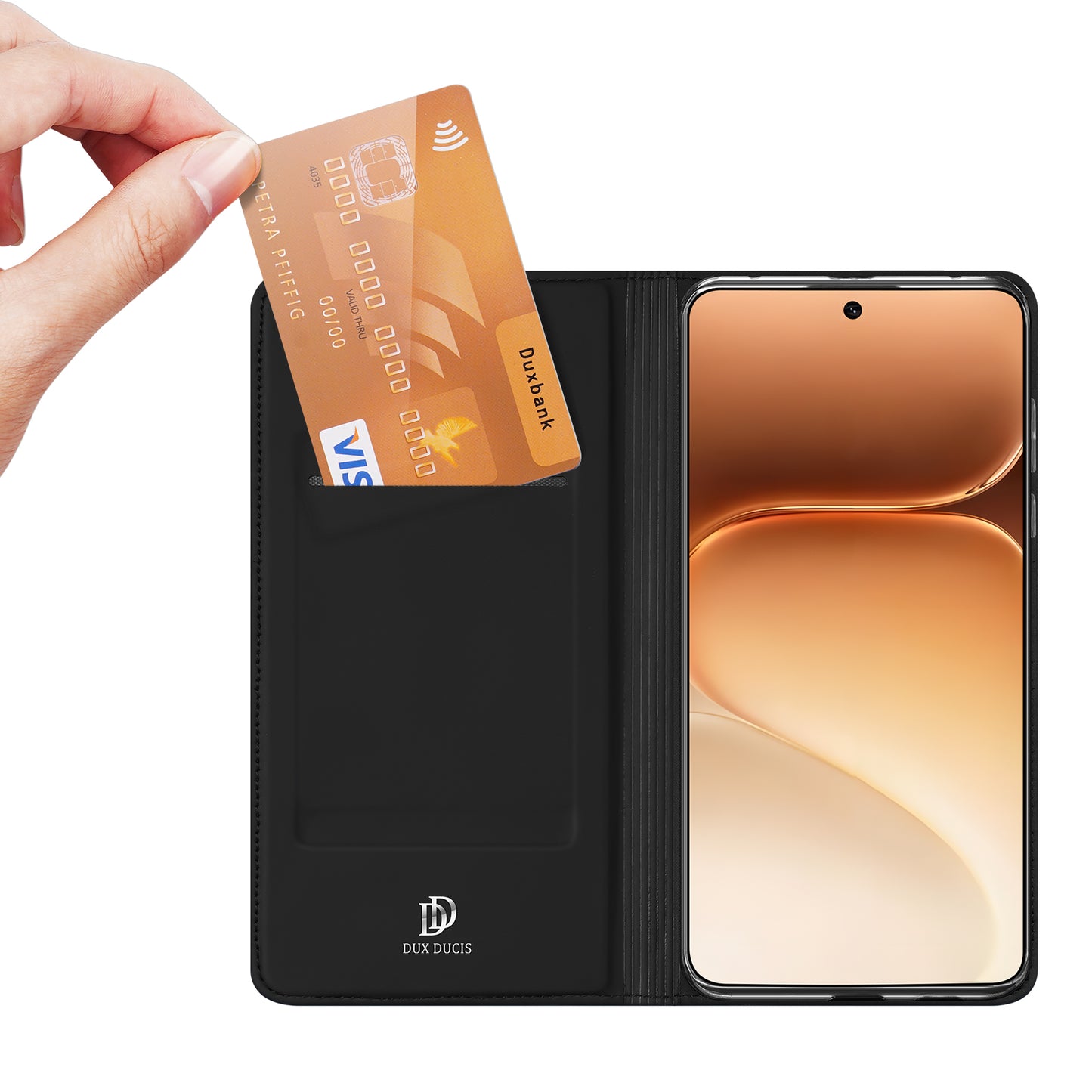 Dux Ducis Skin Pro Series PU Leather Wallet Cover Case - For Honor 600 / 600 Pro