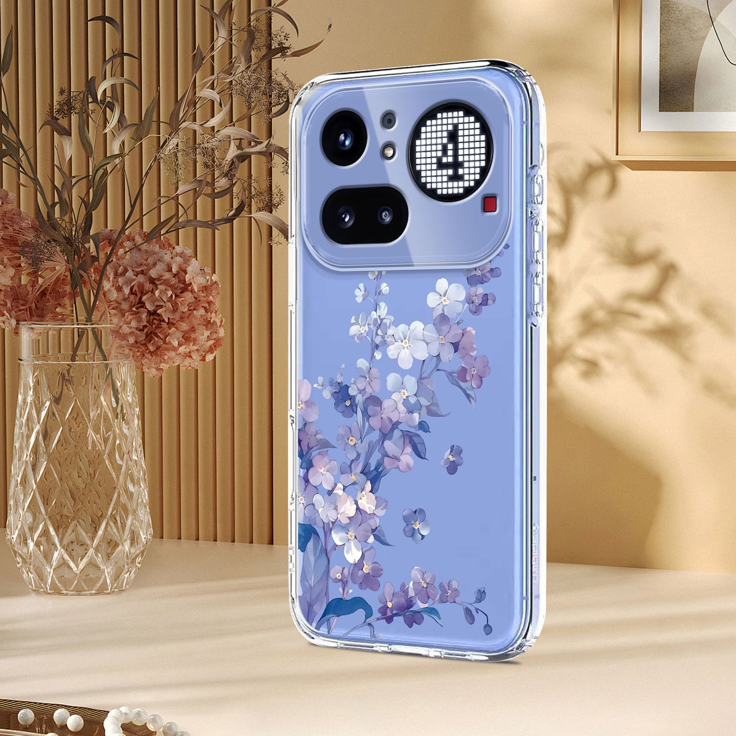 Butterfly Floral Pattern Printing TPU Phone Case Back Cover - For Nothing Phone (4a) Pro