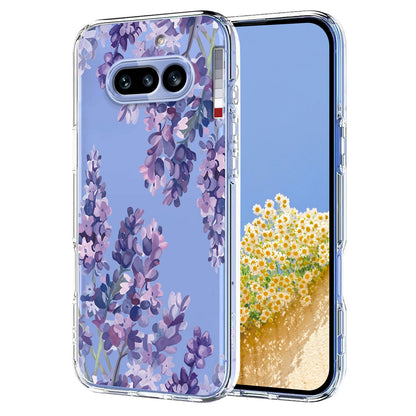 Butterfly Floral Pattern Printing TPU Phone Case Back Cover - For Nothing Phone (4a)