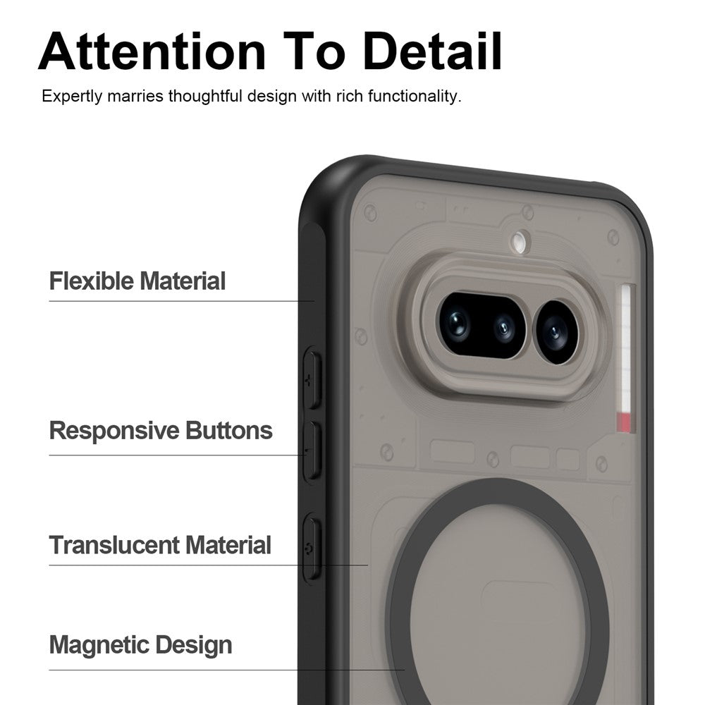 MagSafe Case PC + TPU Phone Cover - For Nothing Phone (4a)