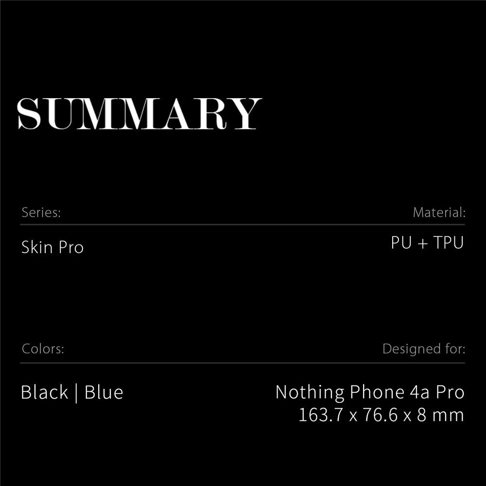 Dux Ducis Skin Pro Series PU Leather Wallet Case - For Nothing Phone (4a) Pro