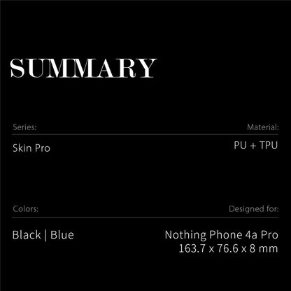 Dux Ducis Skin Pro Series PU Leather Wallet Case - For Nothing Phone (4a) Pro