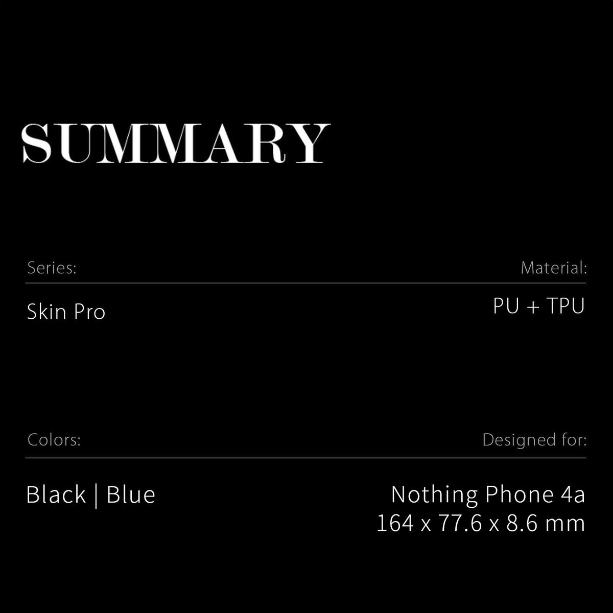 Dux Ducis Skin Pro Series PU Leather Wallet Case - For Nothing Phone (4a)