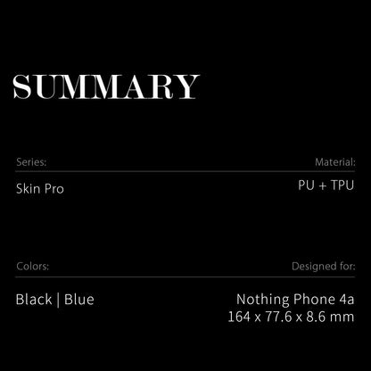 Dux Ducis Skin Pro Series PU Leather Wallet Case - For Nothing Phone (4a)