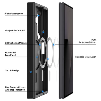 Dux Ducis Yind Series MagSafe Case PC+TPU Phone Cover - For Samsung Galaxy Z Fold8 Ultra / Z Fold7