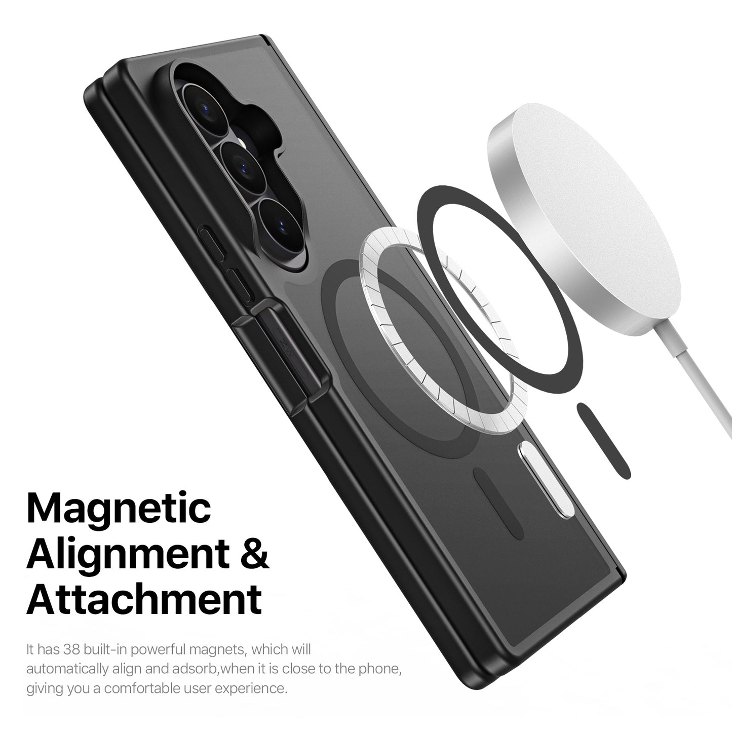 Dux Ducis Yind Series MagSafe Case PC+TPU Phone Cover - For Samsung Galaxy Z Fold8 Ultra / Z Fold7