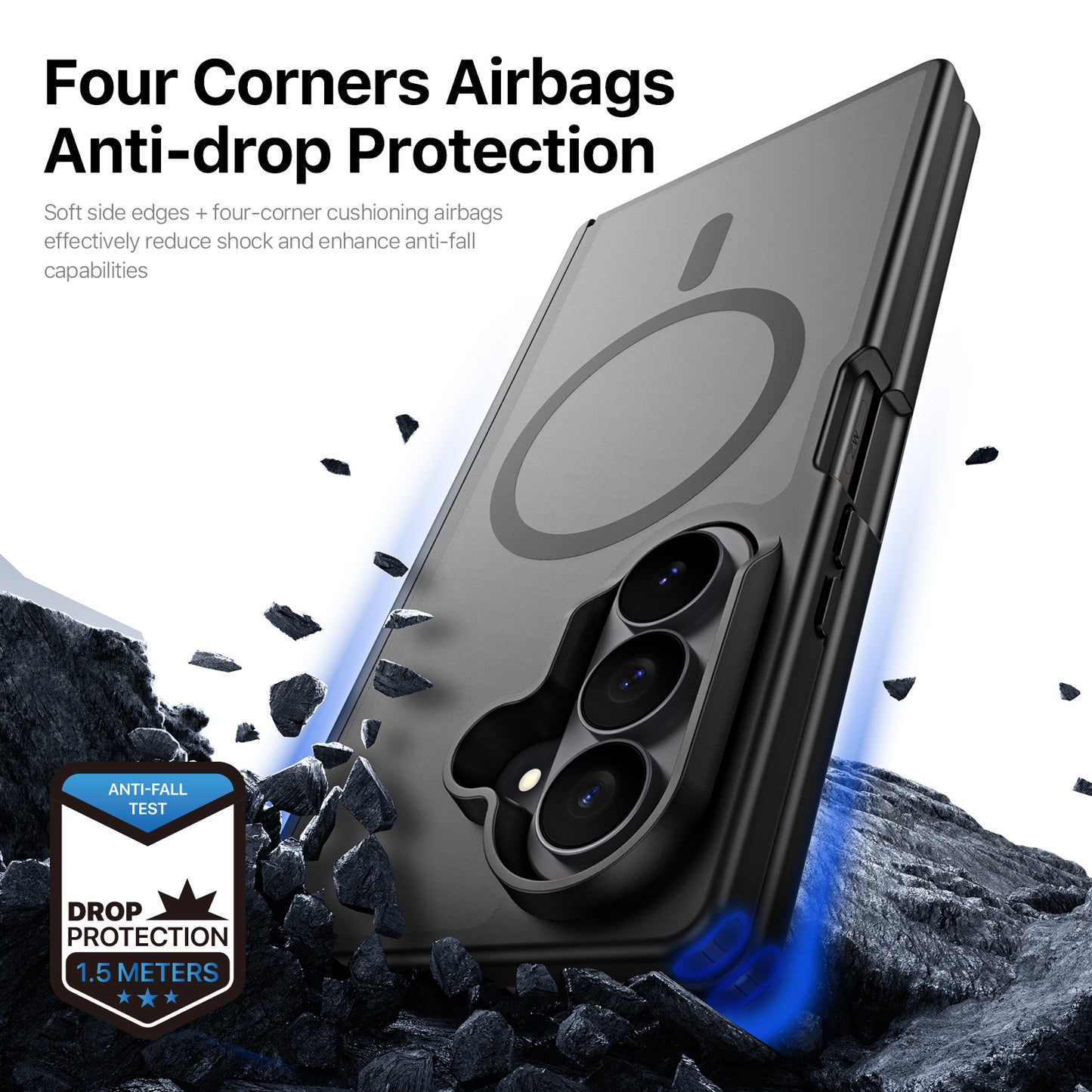 Dux Ducis Yind Series MagSafe Case PC+TPU Phone Cover - For Samsung Galaxy Z Fold8 Ultra / Z Fold7