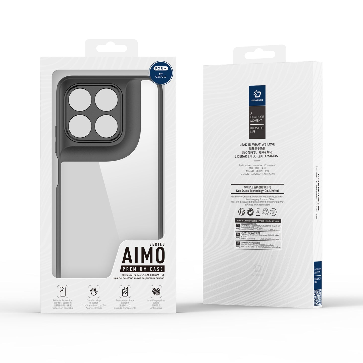 Dux Ducis Aimo Series PC + TPU Back Phone Cover (REACH Certification) - For Motorola Moto G37 / G47