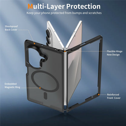 TPU Frame Acrylic Back MagSafe Case Phone Cover - For Samsung Galaxy Z Fold8 Ultra